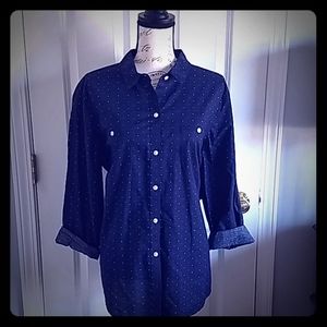 🆕 women's Old Navy polkadot blouse